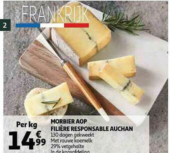 Auchan Morbier Aop Filière Responsable Auchan aanbieding