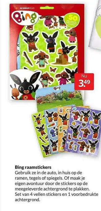 Bing Raamstickers