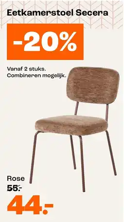 Kwantum Eetkamerstoel Secera aanbieding