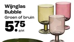 Kwantum Wijnglas Bubble aanbieding