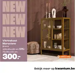 Kwantum Vitrinekast Marsciano aanbieding