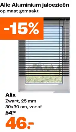 Kwantum Aluminium jaloezieën aanbieding
