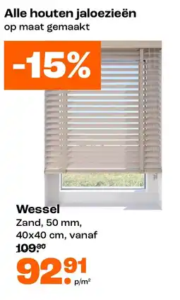 Kwantum Houten jaloezieën aanbieding