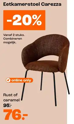 Kwantum Eetkamerstoel Carezza aanbieding
