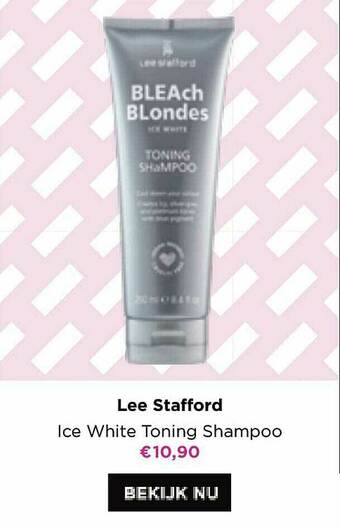 ICI PARIS XL Lee Stafford Ice White Toning Shampoo aanbieding