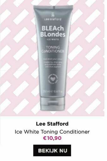 ICI PARIS XL Lee Stafford Ice White Toning Conditioner aanbieding