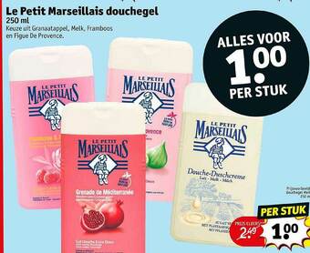 Kruidvat Le Petit Marseillais Douchegel aanbieding