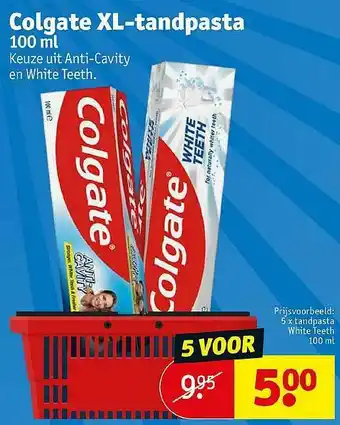 Kruidvat Colgate Xl Tandpasta aanbieding