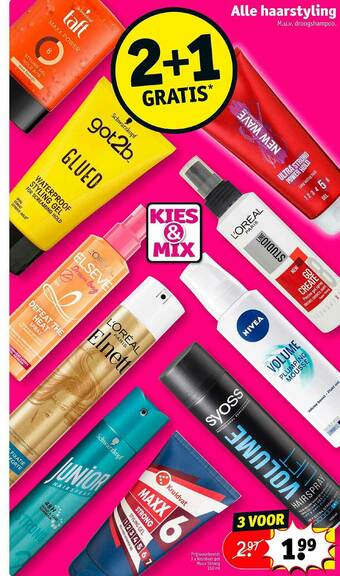 Kruidvat Haarstyling aanbieding