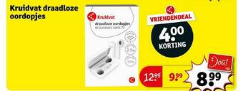 Kruidvat Kruidvat Draadloze Oordopjes aanbieding