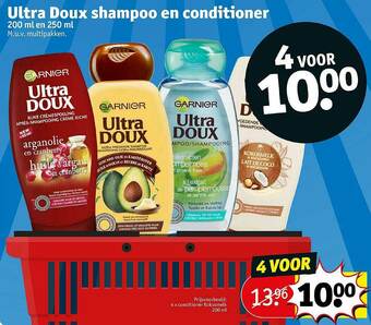 Kruidvat Ultra Doux Shampoo En Conditioner aanbieding