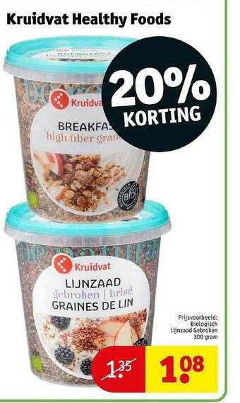 Kruidvat Kruidvat Healthy Foods aanbieding