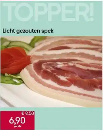 Peltri Licht Gezouten Spek aanbieding