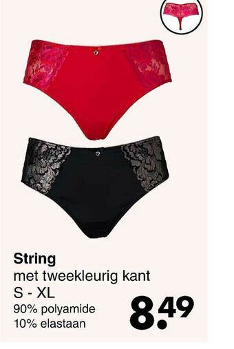 Wibra String aanbieding