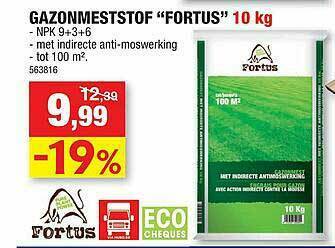 Hubo Gazonmeststof aanbieding