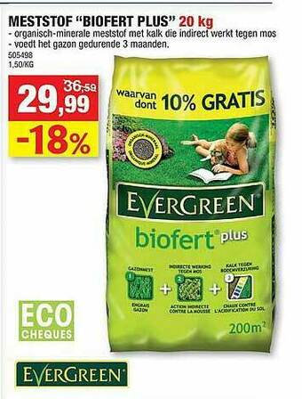 Hubo Meststof aanbieding