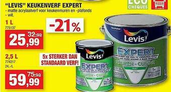 Hubo Levis Keukenverf Expert aanbieding