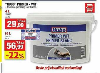Hubo Hubo Primer Wit aanbieding