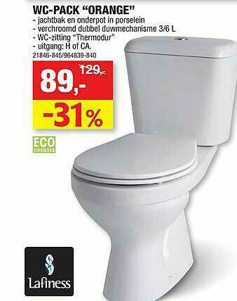 Hubo Wc Pack Orange aanbieding