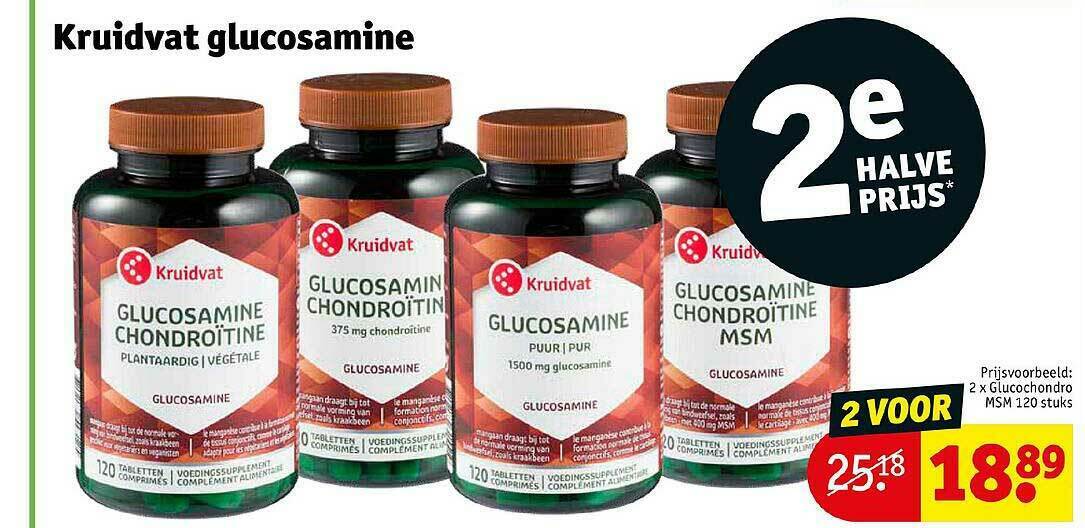 Kruidvat Glucosamine promotie bij Kruidvat