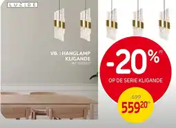 Brico Hanglamp kligande aanbieding