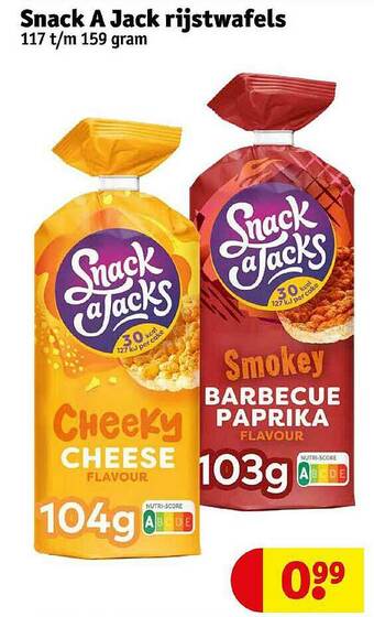 Kruidvat Snack A Jack Rijstwafels aanbieding