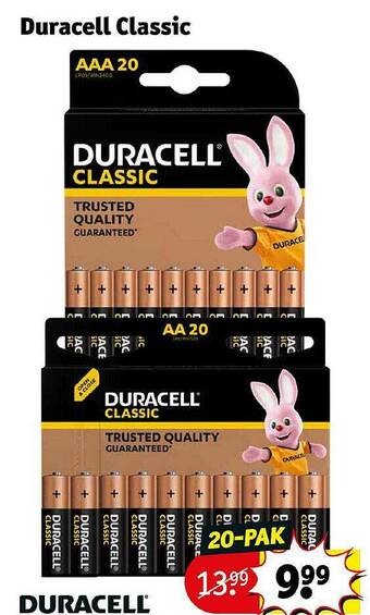 Kruidvat Duracell Classic aanbieding