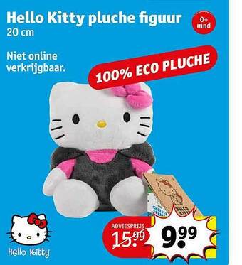 Kruidvat Hello Kitty Pluche Figuur aanbieding