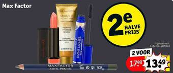 Kruidvat Max Factor aanbieding
