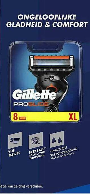 Kruidvat Gillette Proglide aanbieding