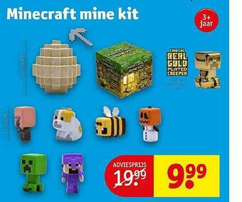 Kruidvat Minecraft Mine Kit aanbieding