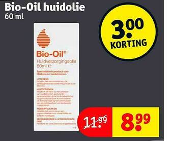 Kruidvat Bio Oil Huidolie aanbieding