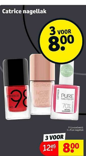 Kruidvat Catrice Nagellak aanbieding