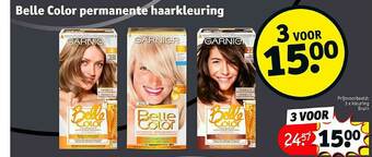 Kruidvat Belle Color Permanente Haarkleuring aanbieding