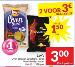 Intermarché Lay's Oven Baked of Sensations aanbieding
