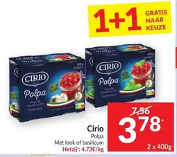 Intermarché Cirio Polpa aanbieding