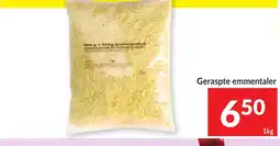 Intermarché Geraspte emmentaler aanbieding