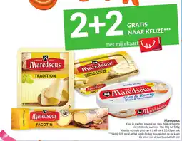 Intermarché Maredsous Kaas in sneden, smeerkaas, vers, blok of fagotin aanbieding