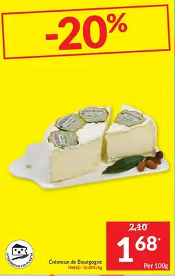 Intermarché Crémeux de Bourgogne aanbieding