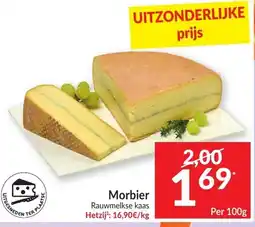 Intermarché Morbier Rauwmelkse kaas aanbieding