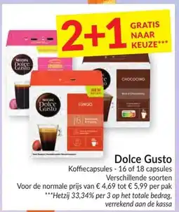 Intermarché Dolce Gusto koffiecapsules aanbieding