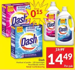Intermarché Dash Vloeibaar of poeder aanbieding