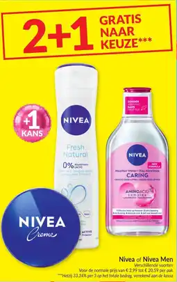 Intermarché Nivea of Nivea Men aanbieding