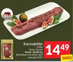 Intermarché Everzwijnfilet aanbieding