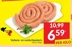 Intermarché Varkens- en rundschipolata's aanbieding