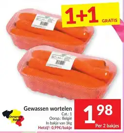 Intermarché Gewassen wortelen aanbieding