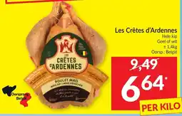 Intermarché Les Crêtes d'Ardennes hele kip aanbieding