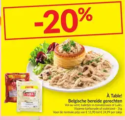 Intermarché Belgische bereide gerechten aanbieding