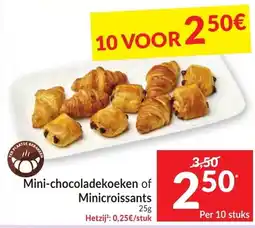 Intermarché Mini-chocoladekoeken of Minicroissants aanbieding