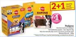 Intermarché Pedigree Hondensnacks of brokken aanbieding